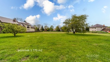 Prodej stavebního pozemku 1 773 m2, obec Dlouhá Lhota, okres Mladá Boleslav