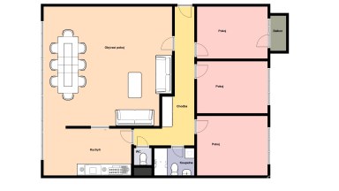 Pronájem bytu 4+kk/B/PS,107 m2, Praha  5 - Smíchov, ul. Ostrovského.