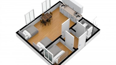 Prodej bytové jednotky 40 m2 a dispozici 2+kk, Dolní Rokytnice - Studenov.