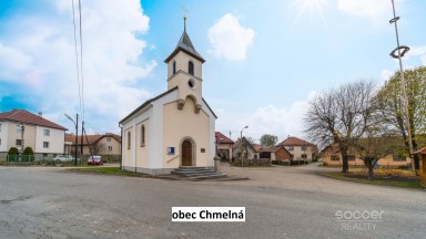 Prodej stavebního pozemku 946 m2, obec Chmelná, okres Benešov