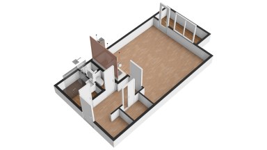 Pronájem krásného bytu 1+kk/B/S, 36 m2, Praha 7 - Holešovice, Tusarova