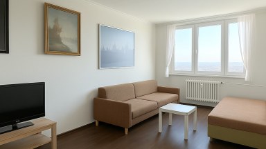 Pronájem bytu 2+KK/S, 51 m2, Praha 4 - Komořany, Za Sídlištěm