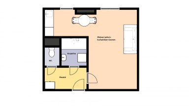 Pronájem bytu 1+1/S, 32 m2, Praha 4 - Háje, ul. Matúškova.