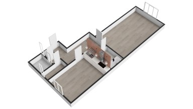 Pronájem hezkého bytu 1+1/B, 58 m2, Praha 8 - Kobylisy, ul. Čimická.