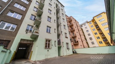 Prodej bytu 2+kk, 59 m2, ulice Hradecká, Praha 3 - Vinohrady. 