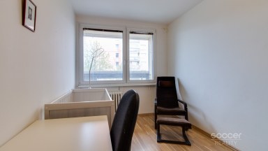 Prodej bytu 3+1 (původně 2+1), 63,7 m² včetně komory + lodžie, Praha 4, Braník, ul. Údolní