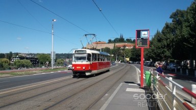 Pronájem bytu 1+kk, 21 m2, Praha 4 - Podolí, Pravá.