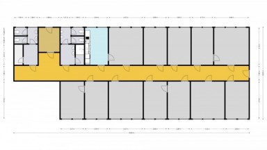 Pronájem nově zrekonstruované kanceláře, 15 m2, Praha 10 - Dolní Měcholupy, Ke Kablu