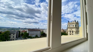 Zcela nový byt krásným výhledem v Korunní ulici, Vinohrady.