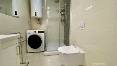 Zcela nový byt krásným výhledem v Korunní ulici, Vinohrady.