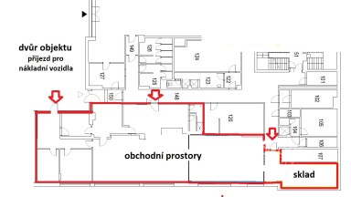 Obchodní prostory 250,1 m2, ulice Sokolovská, Praha 9 - Libeň