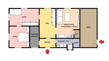 Pronájem hezkého domu 3+kk s rozsáhlým zázemím a zahradou – Zlatníky-Hodkovice