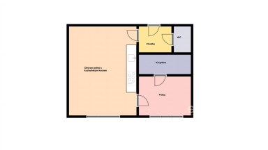 Pronájem bytu 1+1, 42,8 m2, ul. Kolbenova, Praha 9 - Vysočany.