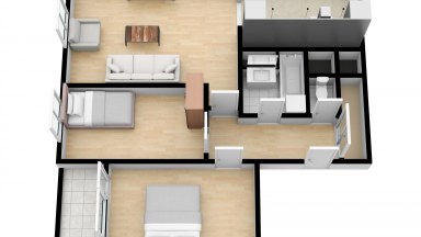 Pronájem hezkého bytu 3+kk/L,S, 70 m2, Praha 4 - Chodov, Jeřábkova