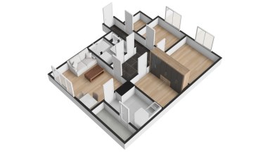 Pronájem bytu 3+1/L/S, 72 m2, Praha 4 - Háje, ul. Anežky Malé