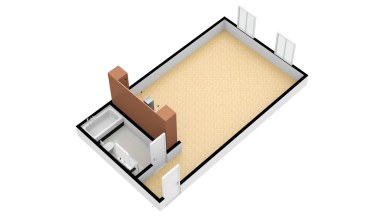 Pronájem bytu 1+kk, 49 m2, ulice Křižíkova, Praha 8 – Karlín. 