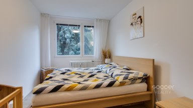 Pronájem bytu 2+kk, 43 m2, ulice Hrubého, Praha 8 - Kobylisy. 