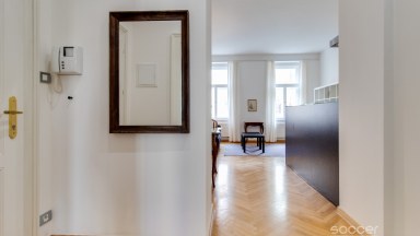 Pronájem bytu 2+kk (52,39 m²), Praha 2 – Vinohrady, ulice Moravská