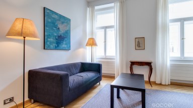 Pronájem bytu 2+kk (52,39 m²), Praha 2 – Vinohrady, ulice Moravská