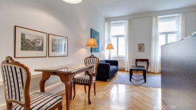 Pronájem bytu 2+kk (52,39 m²), Praha 2 – Vinohrady, ulice Moravská