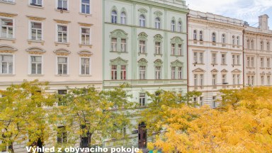 Pronájem bytu 2+kk (52,39 m²), Praha 2 – Vinohrady, ulice Moravská