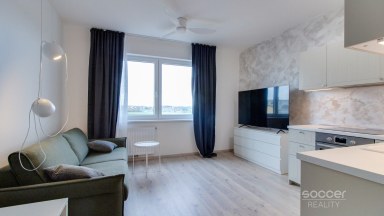 Pronájem bytu 1+kk, 31,7 m², ul. Malkovského, Praha 9 – Letňany