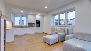 Pronájem krásného bytu 2+kk/zahrada, 60 m², ul. Dělnická, Nové Jirny