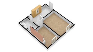 Pronájem bytu 2+kk, 45 m2, Liberec, ul. Revoluční.