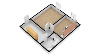 Pronájem bytu 2+kk, 45 m2, Liberec, ul. Revoluční.