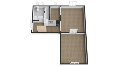 Pronájem bytu 2+kk, 45m2, Praha 5 - Smíchov, Grafická