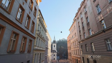 Pronájem bytu 2+kk, 45m2, Praha 5 - Smíchov, Grafická