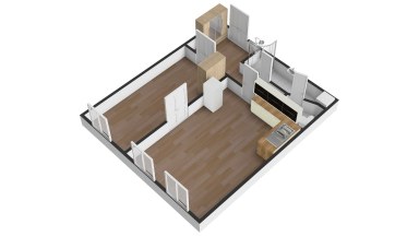 Pronájem bytu 2+kk, 55 m2, Praha 8 - Karlín, ul. Thámova.