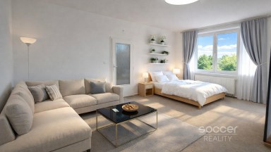 Pronájem bytu 1+1/B/S, 36 m2, Praha 4 - Krč, ulice Jalodvorská.