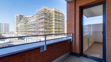 Pronájem bytu 2+kk/T/G/S, 59 m2, ul. Poděbradská, Praha 9 - Vysočany.