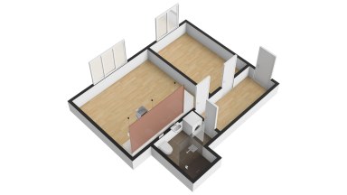 Pronájem bytu 2+kk, 48 m2, Praha 3 - Žižkov, ul. Jeseniova.