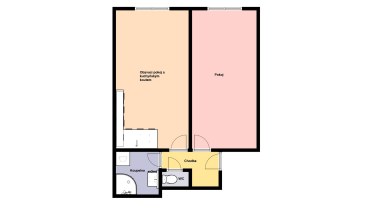 Pronájem bytu 2+kk, 46 m2, Praha 4 - Nusle, K Podjezdu