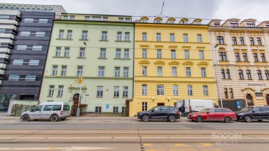 Pronájem bytu 1+kk/S, 21 m2, ul. Radlická, Praha 5 - Smíchov.