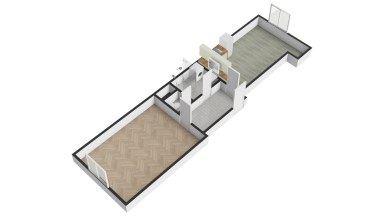 Pronájem bytu 2+kk, 50 m2, Praha 9 - Vysočany, ul. Čerpadlová.