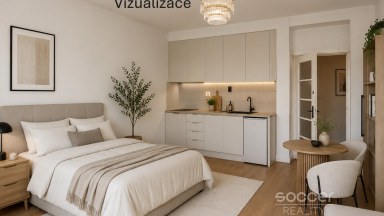 Prodej bytu 1+kk, 36 m2, Praha 9 - Libeň, Čerpadlová