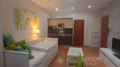Pronájem bytu 1+kk, 22 m2, Praha 4 - Nusle, Na Jezerce