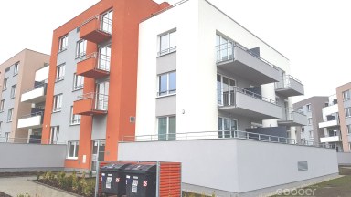 Pronájem novostavby bytu 1+kk/S, v Praze 18 - Letňany, ulice Hlučkova.