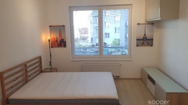 Pronájem novostavby bytu 1+kk/S, v Praze 18 - Letňany, ulice Hlučkova.