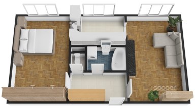 Příjemný a udržovaný byt s lodžií v atraktivní lokalitě Prahy 6. 