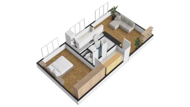 Příjemný a udržovaný byt s lodžií v atraktivní lokalitě Prahy 6. 