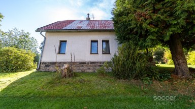Prodej rekreační chaty se zahradou, Huť – Pěnčín.